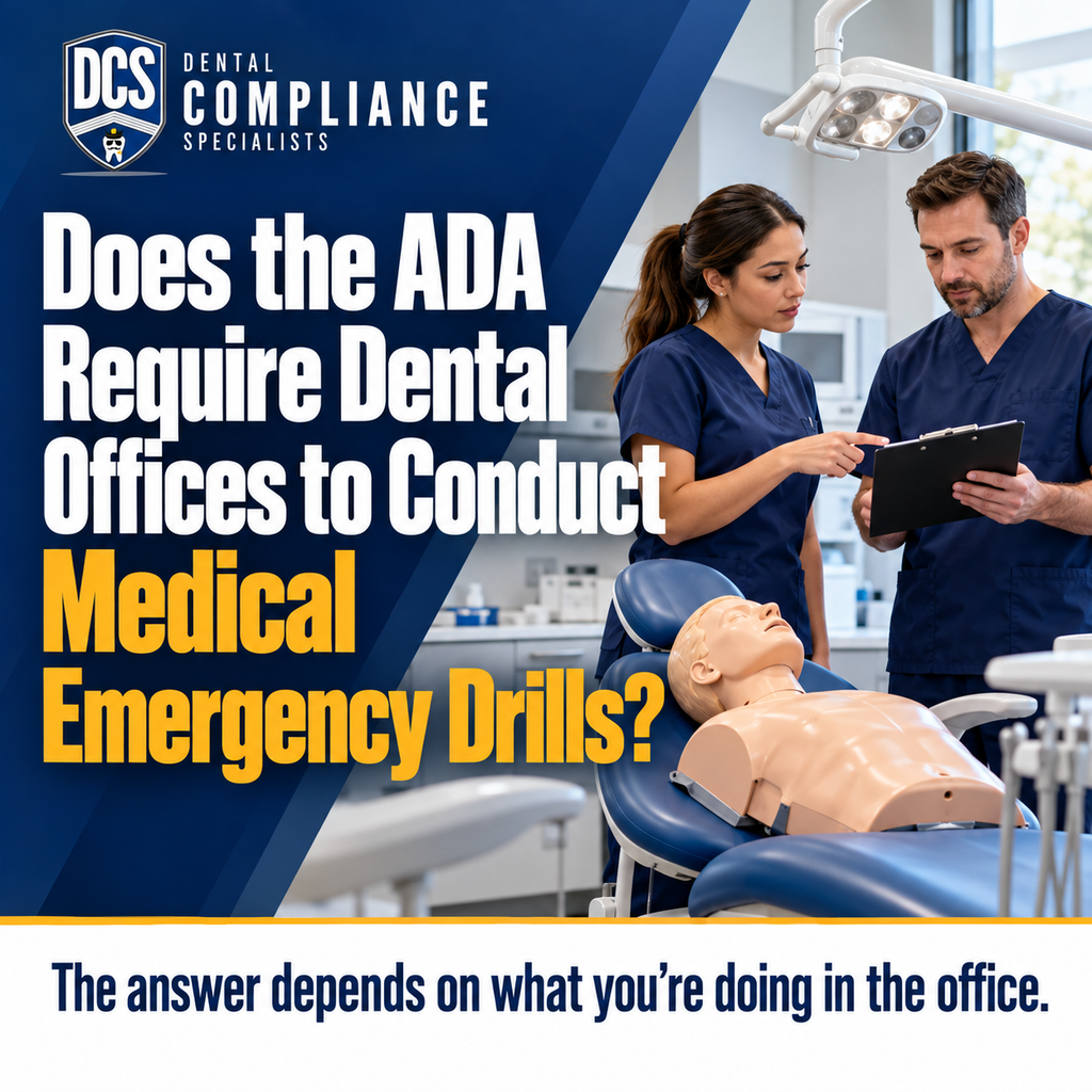 Does the ADA Require Dental Offices to Conduct Medical Emergency Drills?