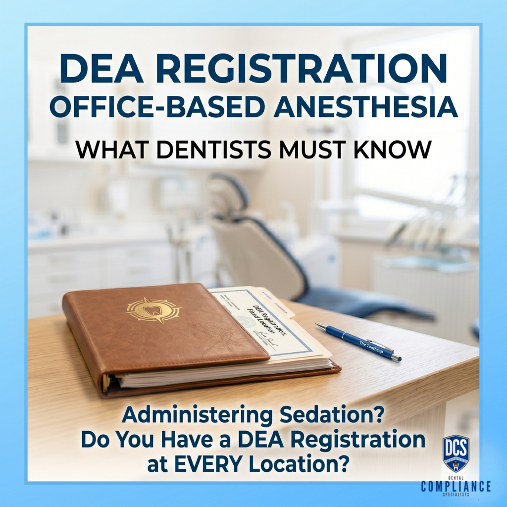 DEA Registration for Office-Based Anesthesia: What Dentists Must Know