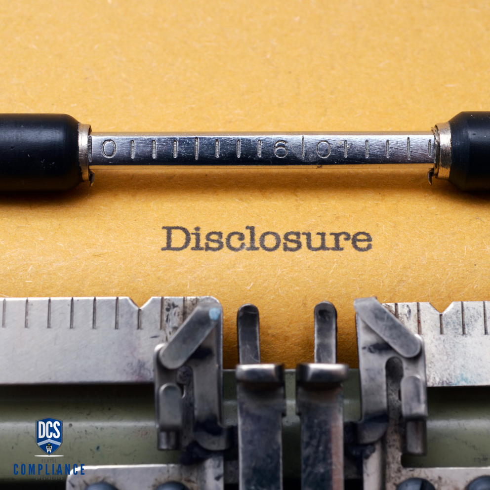 Website Disclosures – Dental Compliance