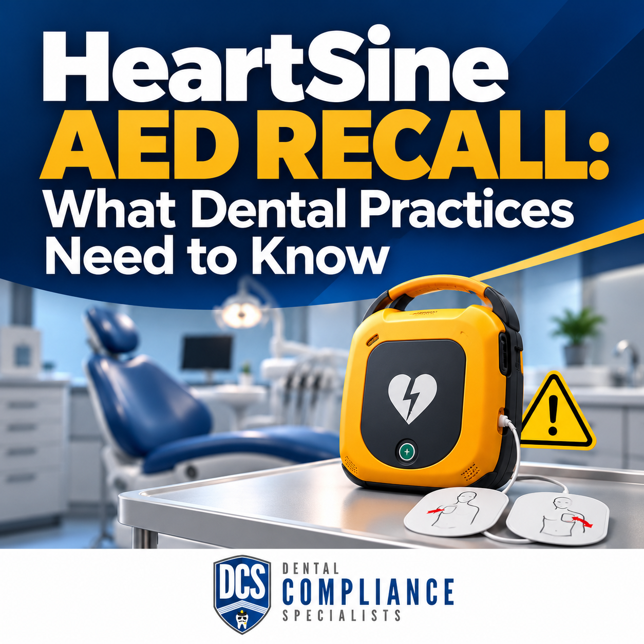 HeartSine AED Recall: What Dental Practices Need to Know