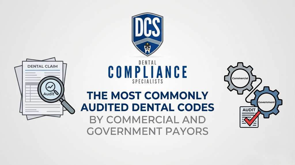 The Most Commonly Audited Dental Codes by Commercial and Government Payors
