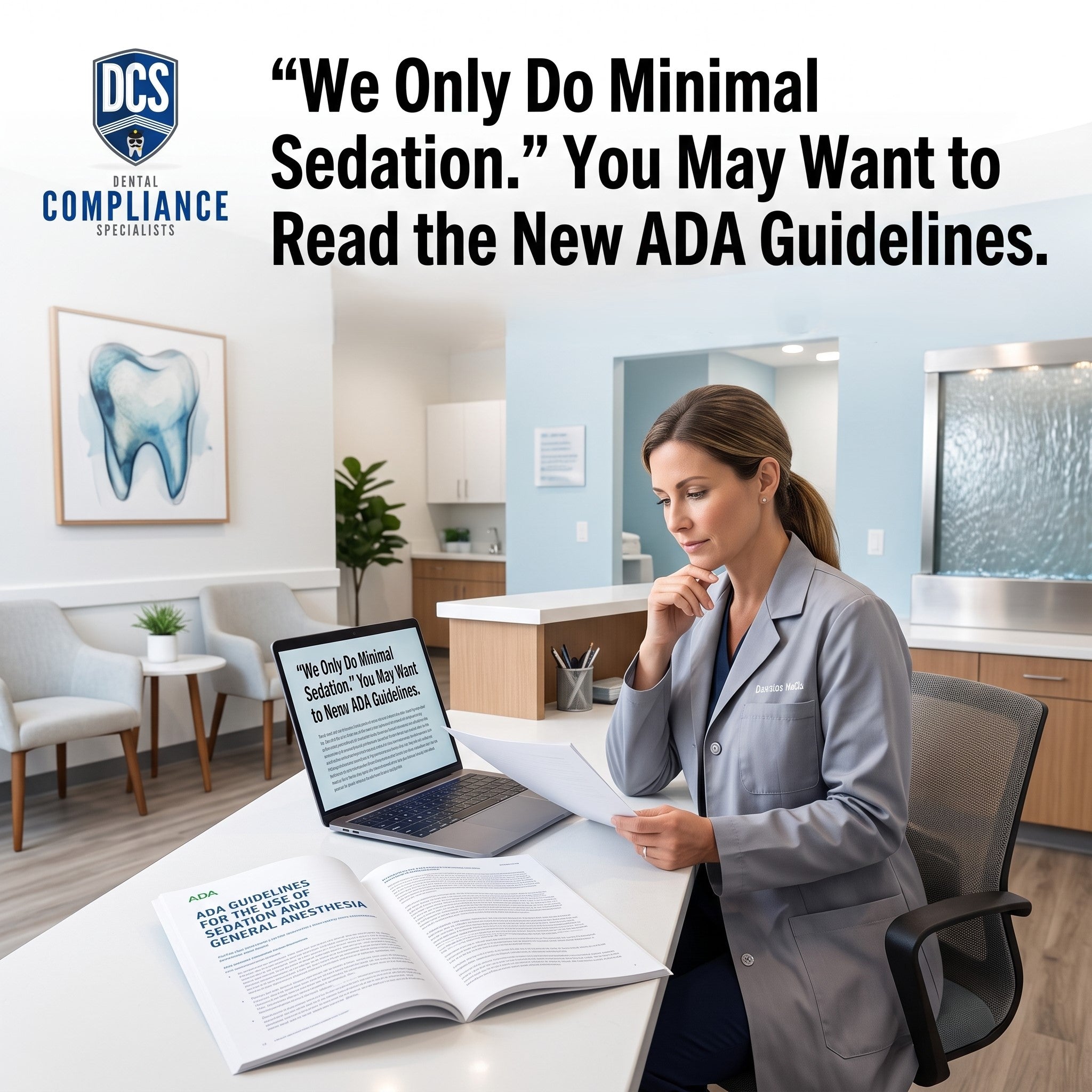 “We Only Do Minimal Sedation.” You May Want to Read the New ADA Guidelines.