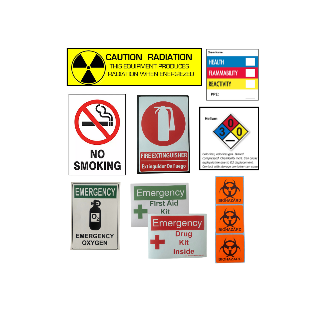 OSHA Safety & Compliance Sticker Pack