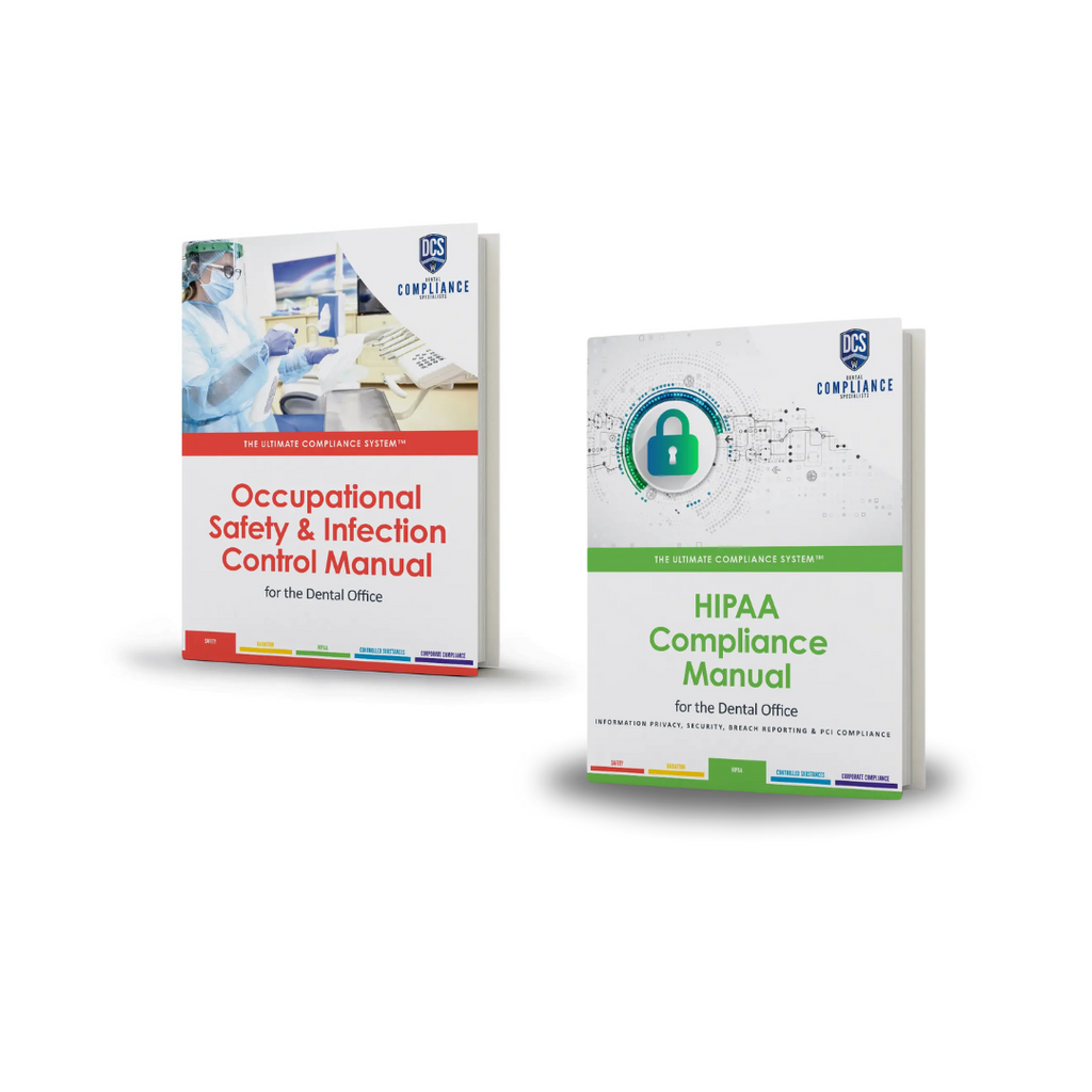 HIPAA & OSHA/Infection Control Manual Bundle for Dental Practices