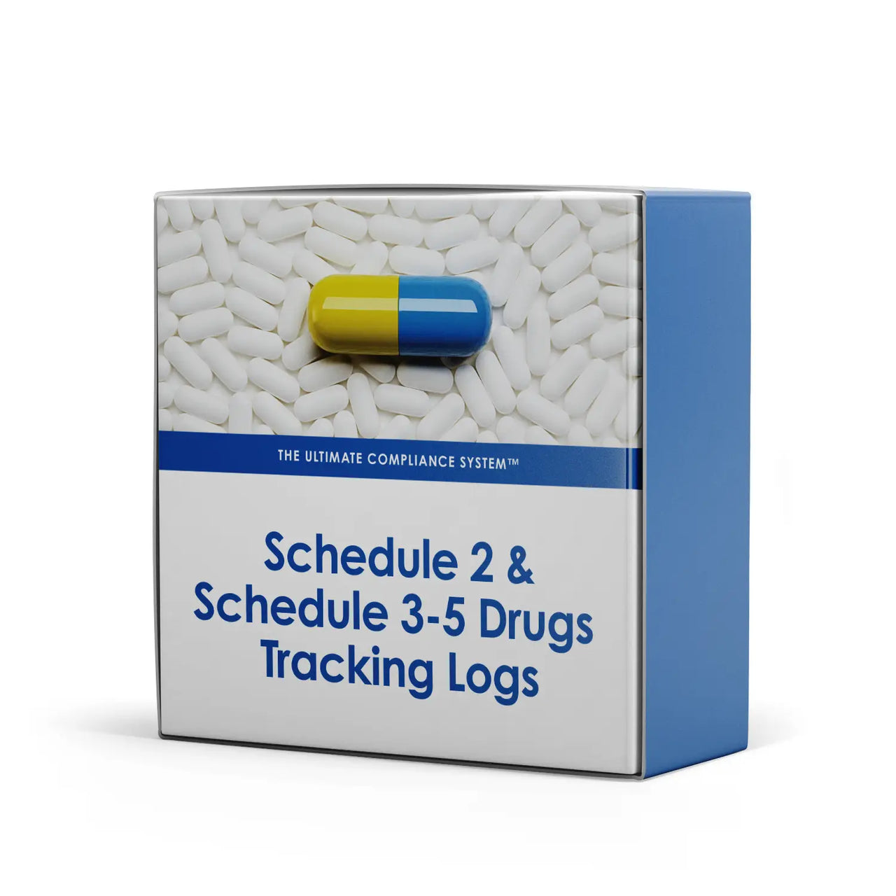 DEA Controlled Substance Drug Tracking Logs - Schedule 2 and 3, 4 & 5 - FULL SET