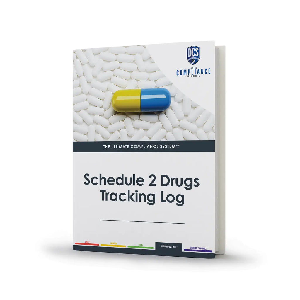 DEA Controlled Substance Drug Tracking Log - Schedule 2
