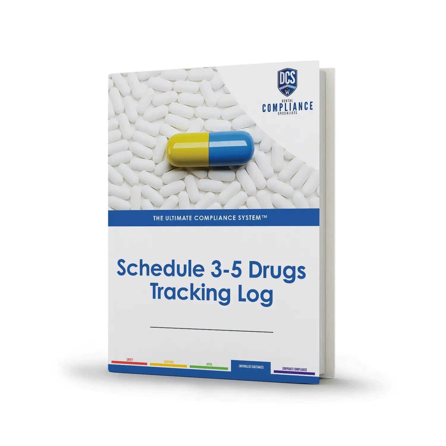 DEA Controlled Substance Drug Tracking Log - Schedules 3, 4, & 5