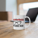 Tinker-ism "Nasty Little Violator" - Compliance Nerd Mug 11oz (Left Handed)